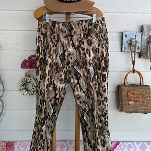 Chico’s Reptile Print Capri Pants